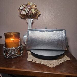Silver Evening Clutch